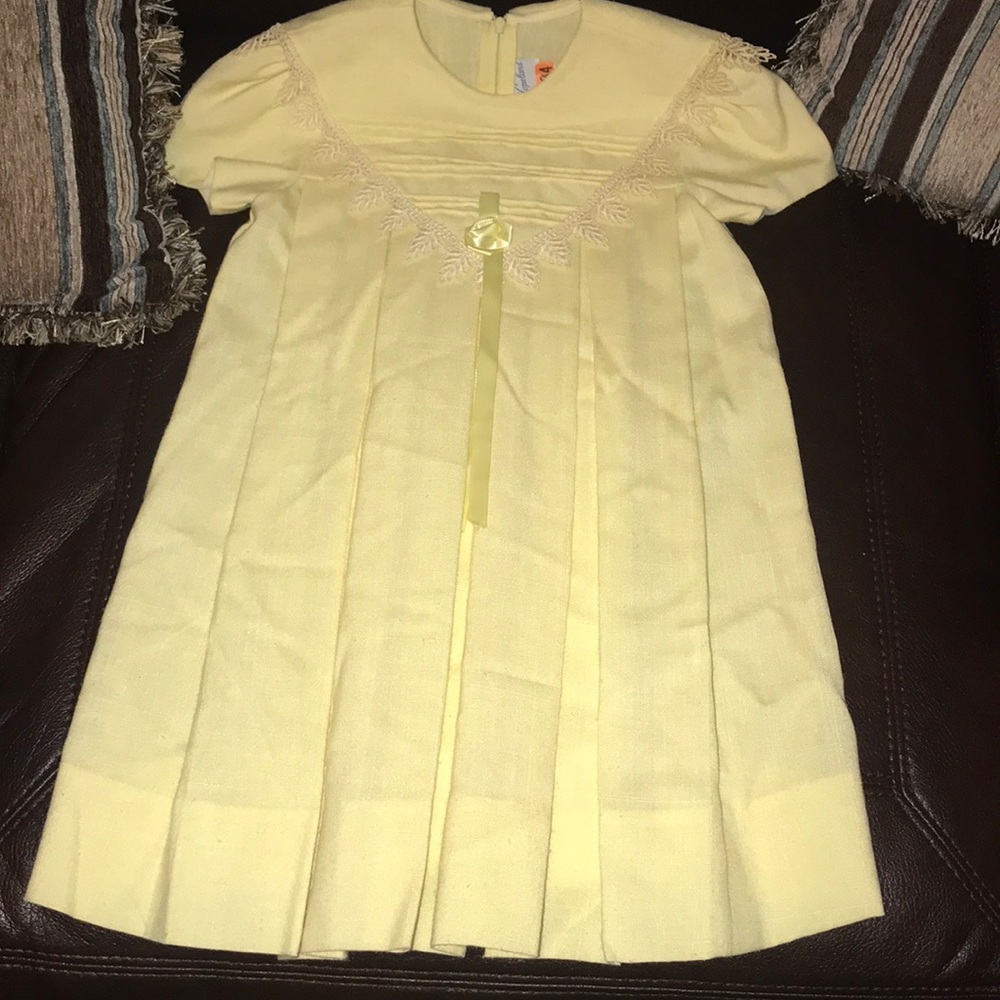Vintage Jayne Copeland Pleated Short Sleeve Dress